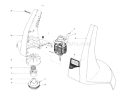 Page B Diagram and Parts List for 51255 1000001-1999999 - 1991 Toro Trimmer