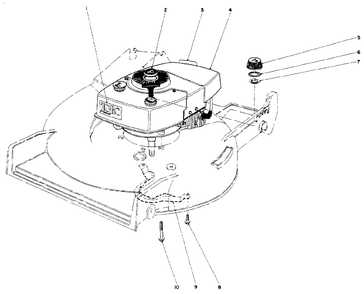 Engine Assembly Diagram and Parts List for 10500 1000001 - 1999999 Toro Lawn Mower