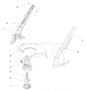 Page B Diagram and Parts List for 51304 89000001-899999991998 Toro Trimmer
