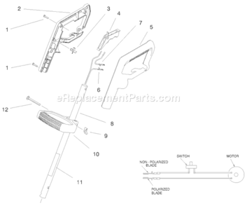 Page A Diagram and Parts List for 51307 99000001-999999991999 Toro Trimmer