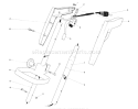 Part Location Diagram of 33-8890 Toro Adjustable Handle