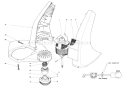 Page B Diagram and Parts List for 51318C 7000001-7999999 - 1987 Toro Trimmer