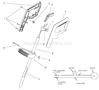 Page A Diagram and Parts List for 51324 99000001-999999991999 Toro Trimmer
