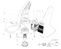 Page B Diagram and Parts List for 51325 1000001-1999999 - 1981 Toro Trimmer