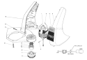 Page B Diagram and Parts List for 51325 5000001-5999999 - 1985 Toro Trimmer