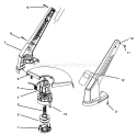 Page B Diagram and Parts List for 51326 59000001-59999999 - 1995 Toro Trimmer