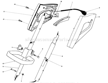 Part Location Diagram of 64-7100 Toro Tube-Lower