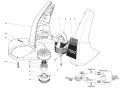 Page B Diagram and Parts List for 51330 1000001-1999999 - 1981 Toro Trimmer