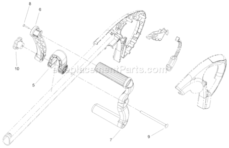Page A Diagram and Parts List for 51352 260000001-2609999992006 Toro Trimmer