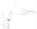 Page B Diagram and Parts List for 51357 250000001-2509999992005 Toro Trimmer