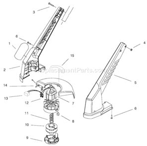 Page B Diagram and Parts List for 51359 79000001-799999991997 Toro Trimmer
