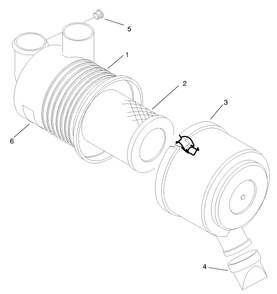 Air Filter Assembly No. 99-7120 Diagram and Parts List for 12004 220000001 - 220999999 Toro Lawn Tractor