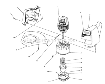 Page B Diagram and Parts List for 51440C 9000001-99999991989 Toro Trimmer