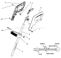 Part Location Diagram of 93-4486 Toro Tube Assembly