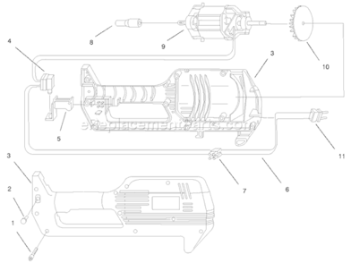Page A Diagram and Parts List for 51450 790000001-7999999991997 Toro Trimmer