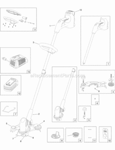 Part Location Diagram of 88506A Toro Battery-Li-Ion, 24V, 2.0Ah