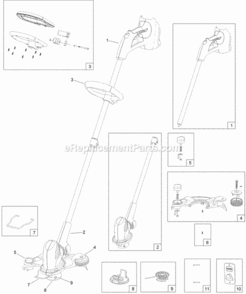 24_Volt_Cordless_Trimmer_Service_Parts Diagram and Parts List for 51487T 313000001 - 313999999 Toro Trimmer