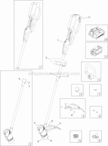 Part Location Diagram of 88508 Toro Battery-Replacement, 48V