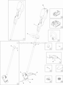 Part Location Diagram of 125-8263 Toro Wire-Guide, String Trimmer