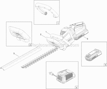 20_Volt_Cordless_Trimmer_Service_Parts Diagram and Parts List for 51494 313000001 - 313999999 Toro Hedge Trimmer