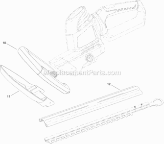 Part Location Diagram of 121-7625 Toro Guard Asm