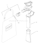 Part Location Diagram of 93-0572 Toro Tube-Vac