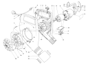 Blower Assembly Diagram and Parts List for 51540 5000001-5999999 - 1985 Toro Leaf Blower / Vacuum