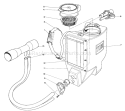 Broadcast Spreader Attachment Model No. 51525 (optional) Diagram and Parts List for 51535 6000001-6999999 - 1986 Toro Leaf Blower / Vacuum