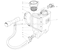 Broadcast Spreader Attachment Model No. 51525 (optional) Diagram and Parts List for 51535 7000001-7999999 - 1987 Toro Leaf Blower / Vacuum
