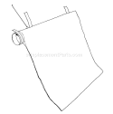 Bag Assembly Diagram and Parts List for 51547 1000001-1999999 - 1991 Toro Leaf Blower / Vacuum