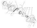 Blower Assembly Diagram and Parts List for 51547 1000001-1999999 - 1991 Toro Leaf Blower / Vacuum