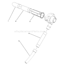 Tube Assembly Diagram and Parts List for 51547 2000001-2999999 - 1992 Toro Leaf Blower / Vacuum