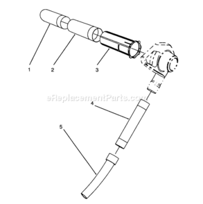 Tube Assembly Diagram and Parts List for 51547 49000001-499999991994 Toro Leaf Blower / Vacuum