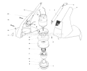 Motor Housing Assembly Diagram and Parts List for 51560C 8000001-8999999 - 1988 Toro Trimmer