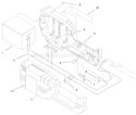 Housing And Batteries Diagram and Parts List for 51562 79000001-79999999 - 1997 Toro Trimmer