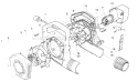 Blower Assembly Diagram and Parts List for 51577 39000001-39999999 - 1993 Toro Leaf Blower / Vacuum