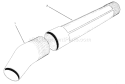 Blower Tube Assembly Diagram and Parts List for 51577 39000001-39999999 - 1993 Toro Leaf Blower / Vacuum