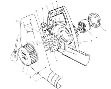 Part Location Diagram of 64-8690 Toro Terminal- 1/4", Xformer
