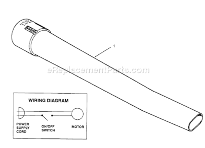 Part Location Diagram of 73-2440 Toro Blower Tube,Mini Blower