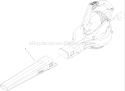 Part Location Diagram of 110-3119 Toro Blow Tube-power Sweep