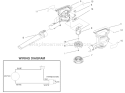 Power Sweep Blower Assembly Diagram and Parts List for 51586 000055100-000058581 - 2000 Toro Leaf Blower / Vacuum