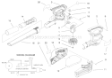 Blowervac Assembly Diagram and Parts List for 51589 99000001-99100000 - 1999 Toro Leaf Blower / Vacuum