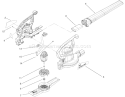 Blowervac Assembly Diagram and Parts List for 51591 240000001-2409999992004 Toro Leaf Blower / Vacuum