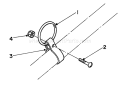 Clamp and Ring Kit Diagram and Parts List for 51603 3000001-3999999 - 1983 Toro Trimmer