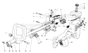 Part Location Diagram of 44-7500 Toro Tube-Upper Shaft