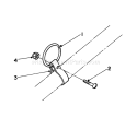Clamp and Ring Kit Diagram and Parts List for 51607 3000001-3999999 - 1983 Toro Trimmer