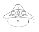 Flex Blade and 8" Blade (80 Tooth) Diagram and Parts List for 51607 3000001-3999999 - 1983 Toro Trimmer
