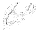 Handle Assembly Diagram and Parts List for 51607 3000001-3999999 - 1983 Toro Trimmer