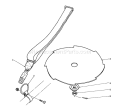 Metal Blade Kit Diagram and Parts List for 51607 4000001-4999999 - 1984 Toro Trimmer