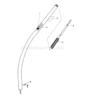 Shaft & Tube Assembly Diagram and Parts List for 51613 4000001-4999999 - 1984 Toro Trimmer